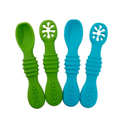 Food Grade Baby Silicone Spoon for Complementary Feeding