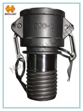Stainless Steel Smooth Tail DIN2818 Camlock Fittings