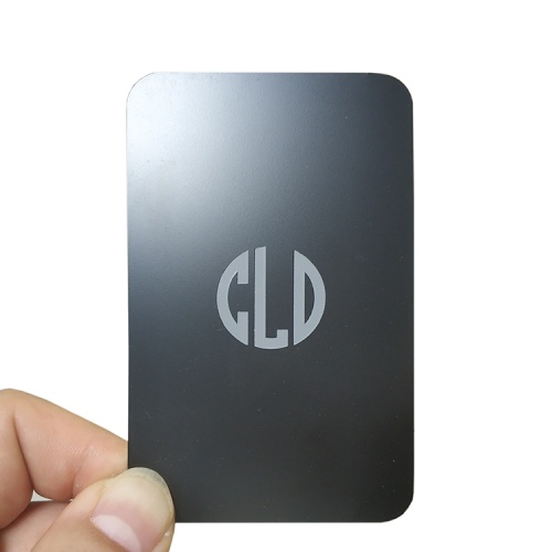 Premium Stainless Electroplating Black Business Card