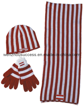 Knitted Set (Scarf/Hat/Gloves) (SH12-3S002)
