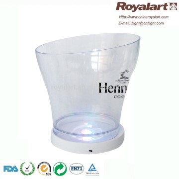 promotion Transparent ice bucket, Christmas gift beer bucket