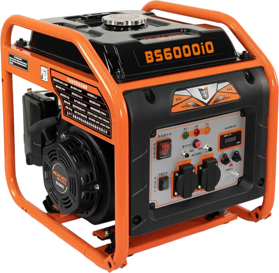Open Gasoline Variable Frequency Generator 230V 5KW 5KVA with Carburetor
