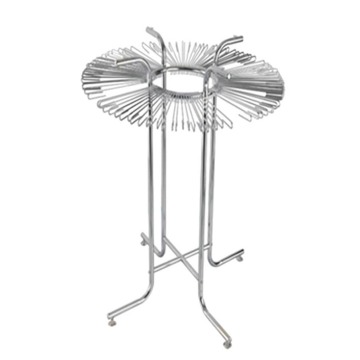 Metal 4-Legs Trousers Display Rack with Hooks
