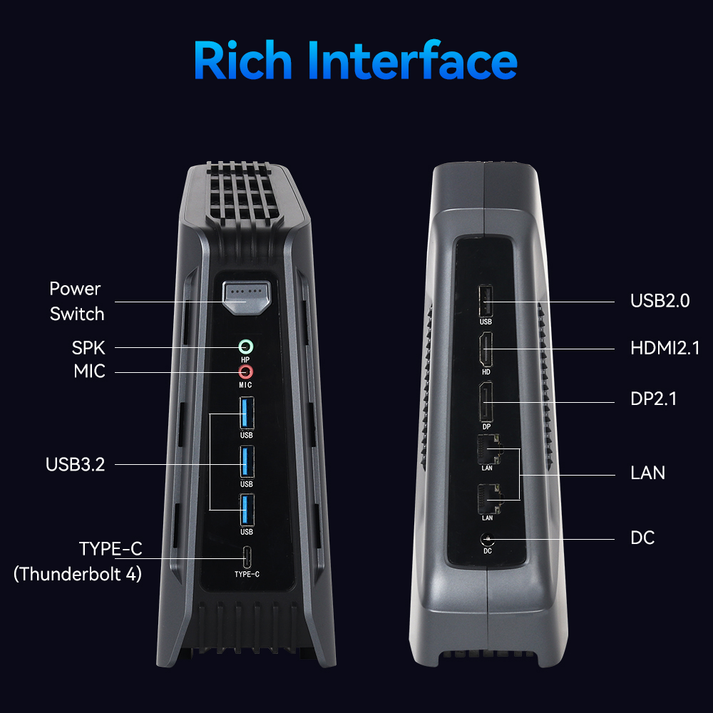 x106 Core U7 165H Dual LAN Mini PC