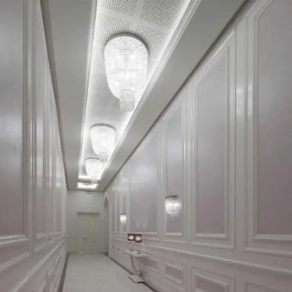 Classic customized grand auditorium glass chandelier light
