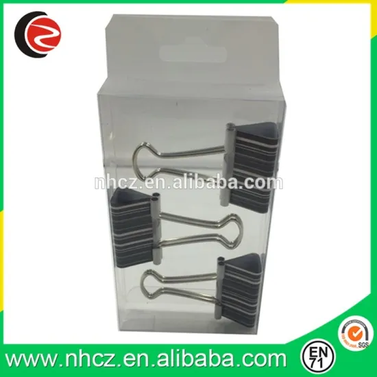 Black and White 32MM Binder Clip Stationery set