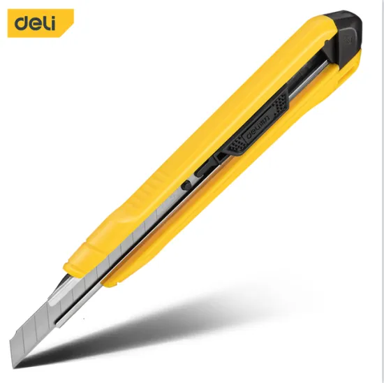 Deli EDL009B Hand tools SK4 steel cutter Utility knife 9mm