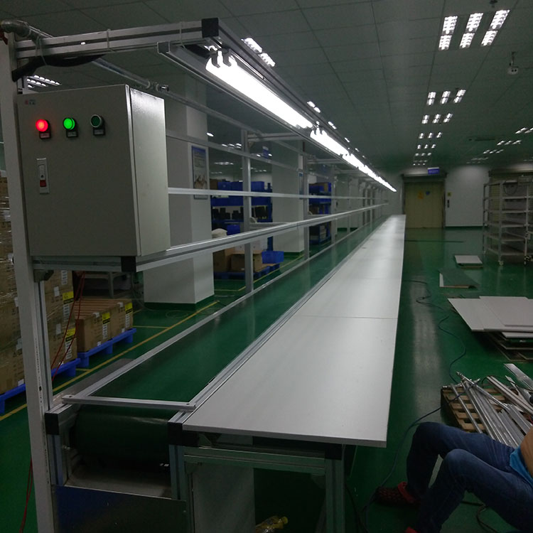 Mobile Assembly Line Conveyor System With Working Table China Manufacturer