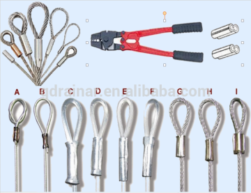 5/32 inch to 1/4 inch aluminum ferrule crimping plier