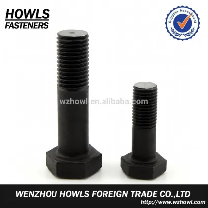 DIN6914 High strength Hex bolt ASTM A325M Heavy hex Bolt A490M structural bolts