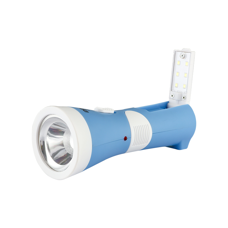 1W Mini Rechargeable LED DP Flashlight LED DP torch with Emergency light