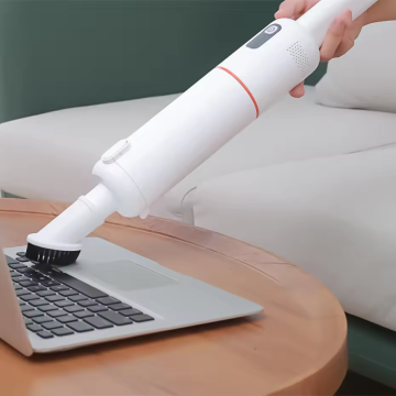 Portable Rechargeable Electric Mop and Automotive Vacuum Cleaner - 2 in 1 Handheld Mini Cordless Vacuum