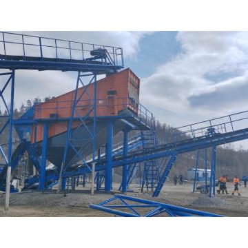 Machine d&#39;écran vibrante linéaire de sable humide