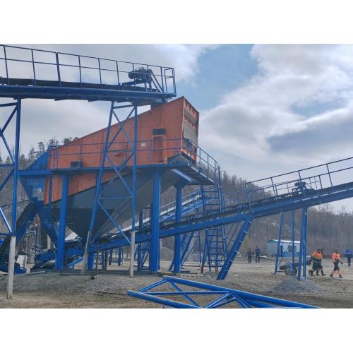 Machine d'écran vibrante linéaire de sable humide