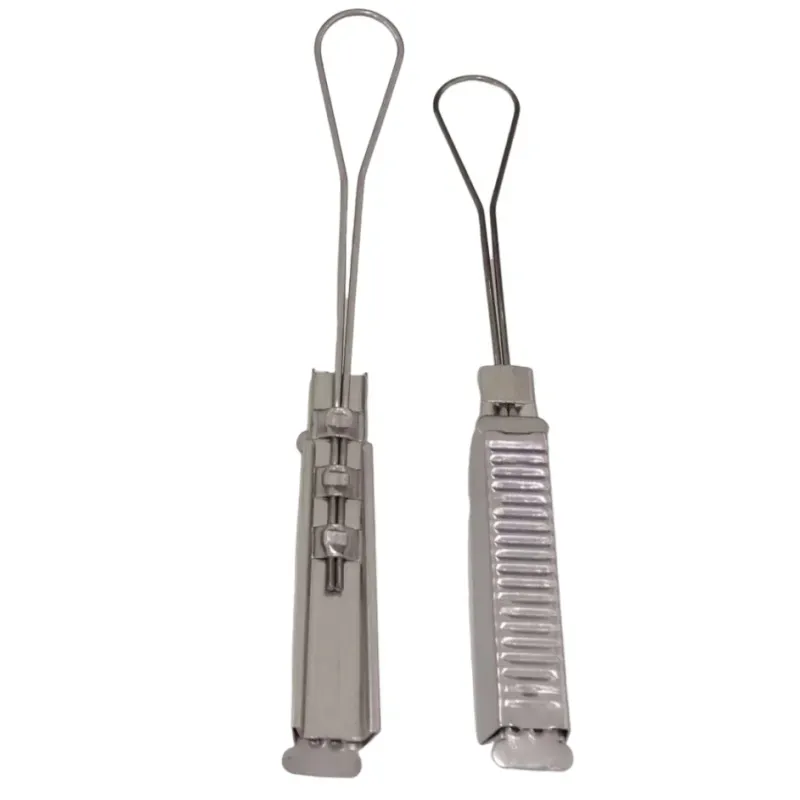Durable 201 Stainless Steel Wire Rope Tension Clamp for Optical Fiber