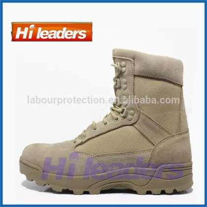 High Grade 511 military boots/tan combat boots/desert boot