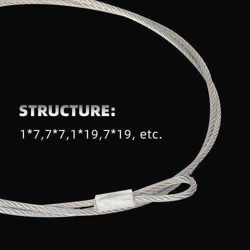 Stainless Steel Wire Rope Construction​ 1X19 4mm 5mm