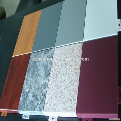Customized Patterns Aluminum Composite Panel Aluminum Veneer