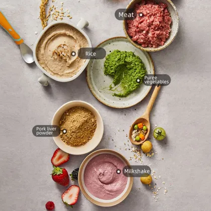 Rechargeable Mini Electric Baby Food Grinder for Kids