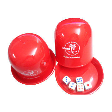 Customized Gaming Dice, Made of Plastic