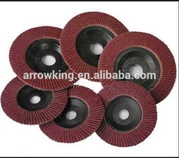 100x16mm flap disc with fiberglass backing for angle grinder