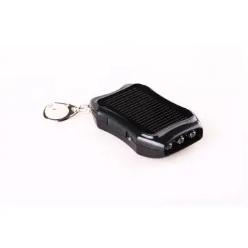 Portable lithium battery solar charger with 3 flashlights 1200mah