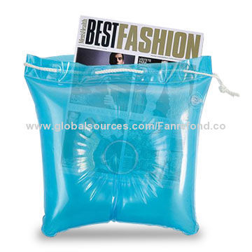 Inflatable Beach Bag/Pillow, Beach Item for Promotional