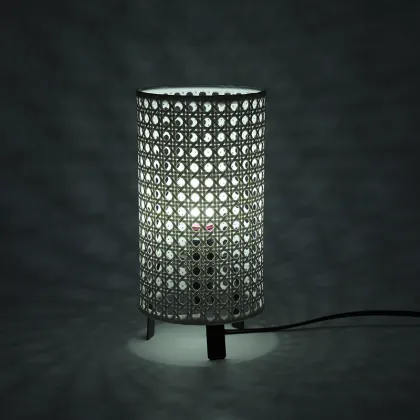 Iron Frame Rattan Decorative Ambient Light