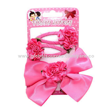 Children's hair accessory set, Fine rose, customized designs are accepted