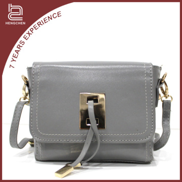 Choice materials perfect in workmanship fair price wholesale Grey PU women handbag designers