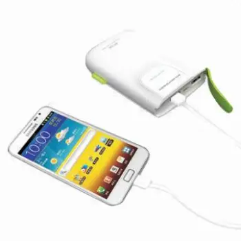 6,800mAh Dual-output Battery Charger/Power Bank for iPad 3, iPhone, HTC, Samsung and Nokia