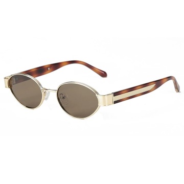 Wholesale TAC Lenses Oval TR90 Metal Sunglasses