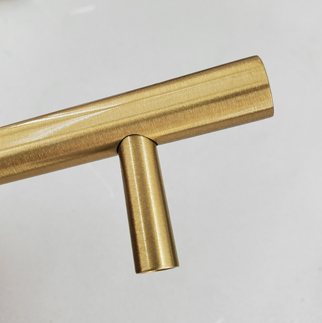 polished brass cabinet pulls