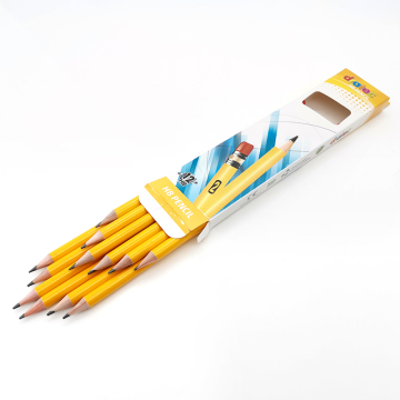 Wholesale HB Yellow Pencils with Eraser for Offices and Schools