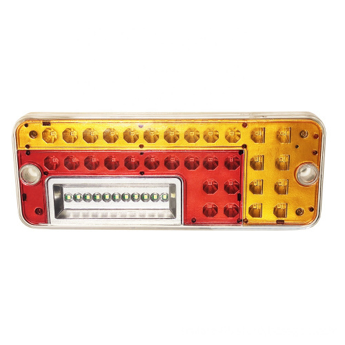 9.7\" Multi-Purpose Truck Tail Light with 39 LED Strikingly Bright White, Red, and Amber Lights