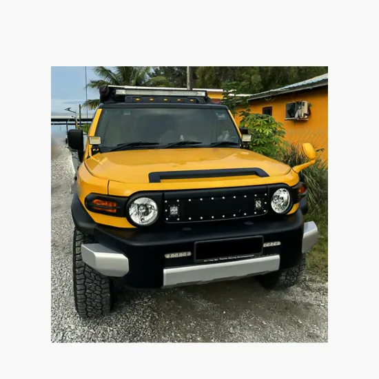 Maiker Offroad 4x4 Automotive Accessories - ABS Front Grille with LED Light for Toyota FJ Cruiser 2007+