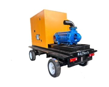 High Pressure Diesel-Driven Horizontal Multistage Agricultural Water Pump Unit