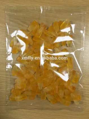 Lactobacillus Mango Flavored Sugar Free Cola Bottle Shaped Gummy Candy