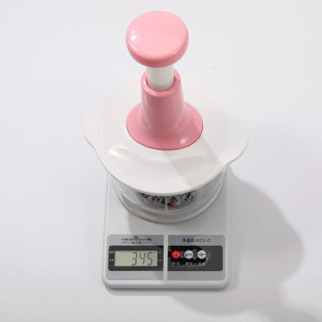 Sleek Stainless Steel Hand Press Vegetable Cutter: Your Essential Kitchen Tool for Quick and Consistent Chopping