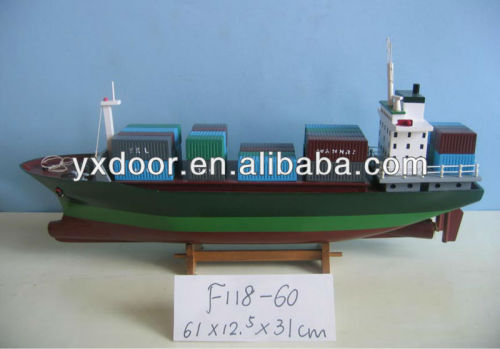 Container Ship model (F118-60) miniature, model container ship