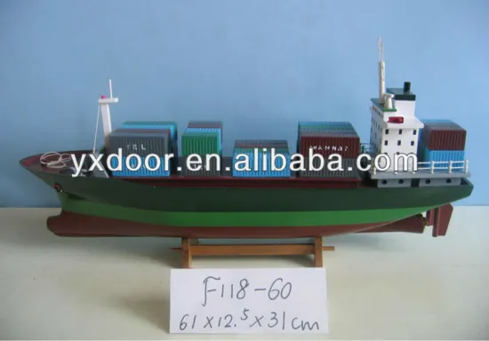 Container Ship model (F118-60) miniature, model container ship