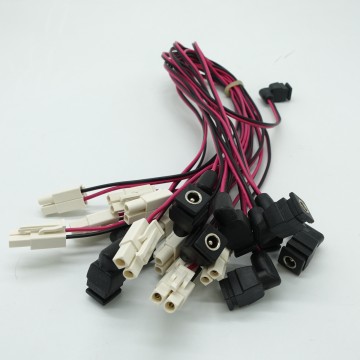 UL Certified Custom Wiring Harness met PVC &amp; Rubber isolatie en DC 5525 -plug
