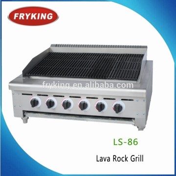 Professional Kitchen Equipment Lava Rock Barbecue Grill