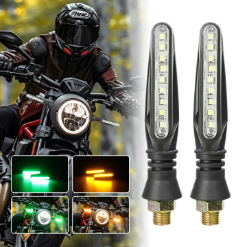 LiuHJG Universal IP67 9 LED Motorcycle Rear Indicator Blinker Turn signal Lights for Motorbike
