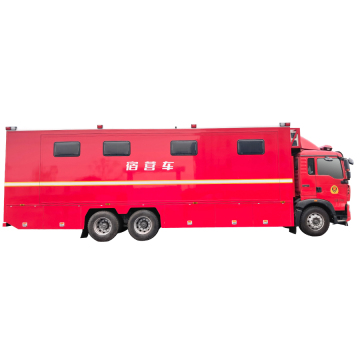 Το φορτηγό Camper Camper 6x4 της Κίνας με κινητήρα 280hp: φιλοξενεί έως και 35 άτομα για υπαίθριο κάμπινγκ