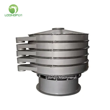 Charcoal groundnut rice flour vibrating sieve