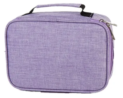 Canvas 72 Slots Zippered Pencil Case for Prismacolor and Crayola Pencils