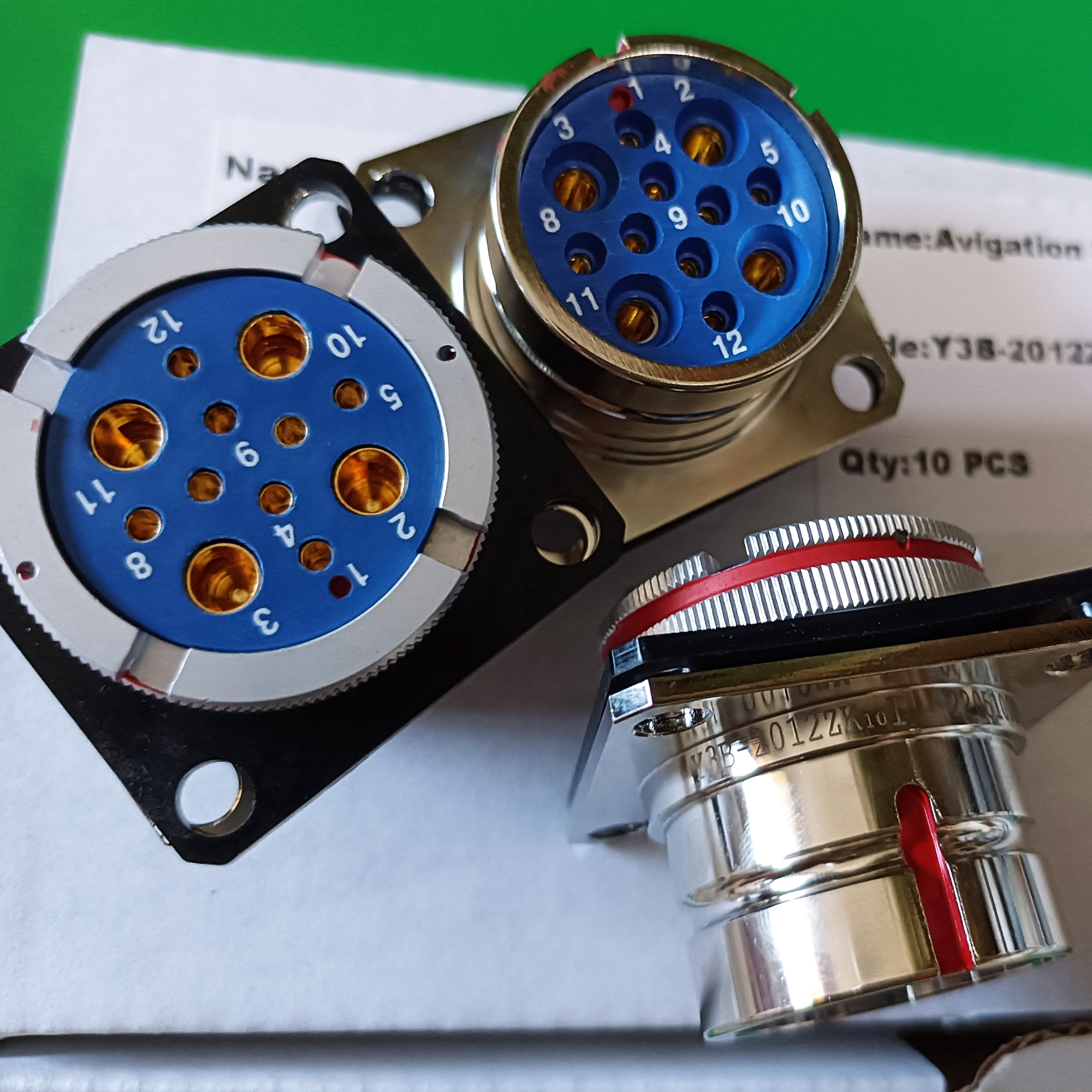 Aviation Connector Y3B-2012ZK10-I（2）