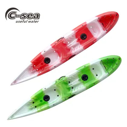 Professional Manufacturer of 400cm Blue 2 Person Canoe Sea Kayaks