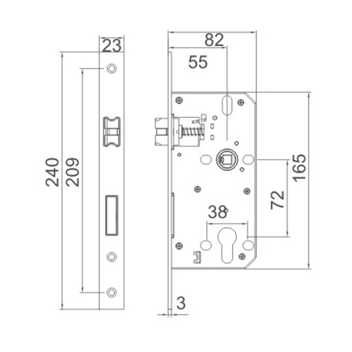Высококачественный буферный корпус блокировки